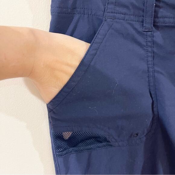 Columbia PFG Capri Cropped Pants Women’s size 4 Navy Blue - Picture 2 of 8